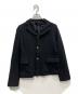 COMME des GARCONS COMME des GARCONS（コムデギャルソン コムデギャルソン）の古着「ポリ縮絨テーラードジャケット　AD2009」｜ブラック