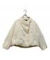 nano・universe（ナノ・ユニバース）の古着「ハイネック ショート ジャケット」｜アイボリー