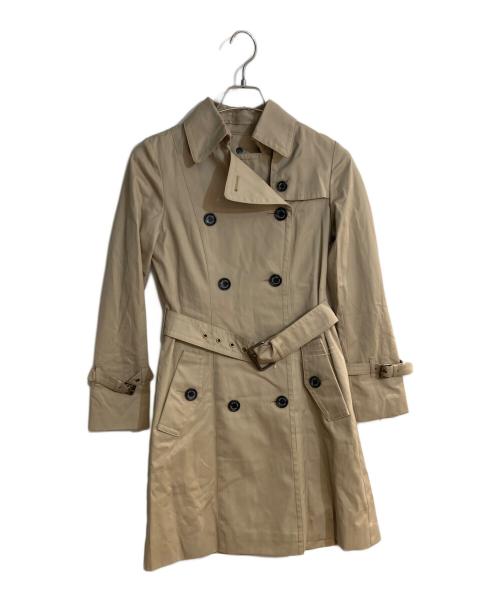 BLUE LABEL CRESTBRIDGE（ブルーレーベルクレストブリッジ）BLUE LABEL CRESTBRIDGE (ブルーレーベルクレストブリッジ) チェックライナー付きトレンチコート ベージュ サイズ:34の古着・服飾アイテム