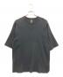 BATONER（バトナ―）の古着「32G SMOOTH KNIT CREW NECK T-SHIRT」｜ブラック