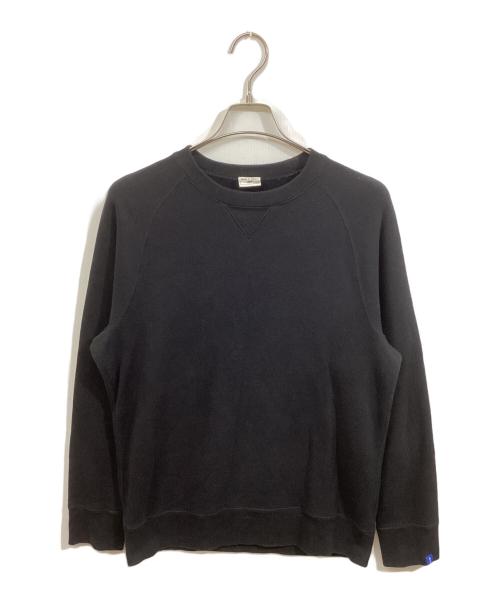 LOOPWHEELER（ループウィラー）LOOPWHEELER (ループウィラー) クルーネックスウェット ブラック サイズ:	SIZE Lの古着・服飾アイテム