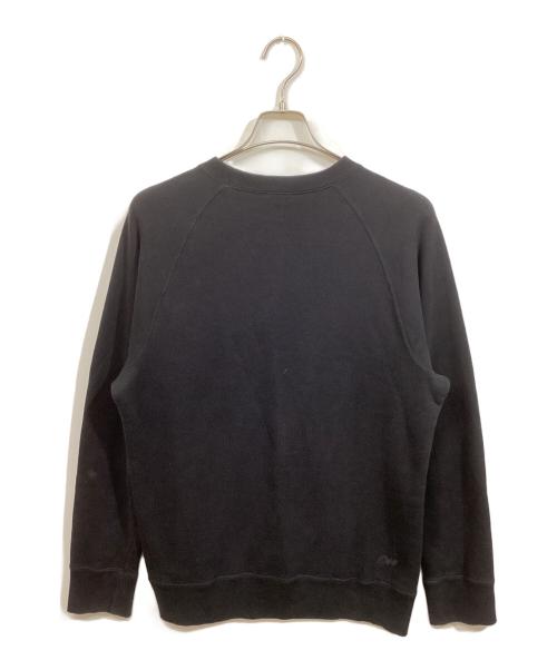 LOOPWHEELER（ループウィラー）LOOPWHEELER (ループウィラー) クルーネックスウェット ブラック サイズ:	SIZE Lの古着・服飾アイテム