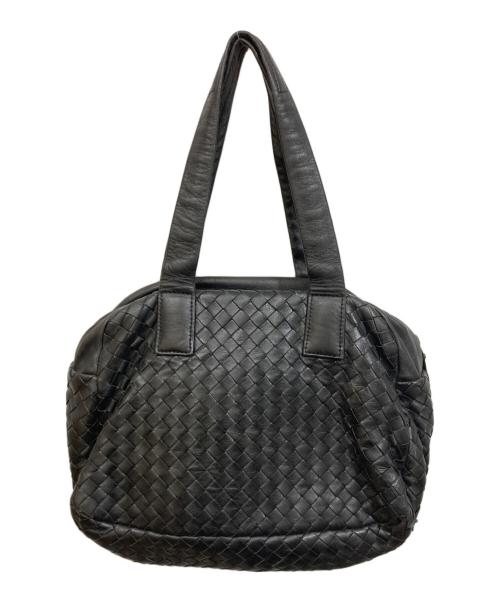 BOTTEGA VENETA（ボッテガベネタ）BOTTEGA VENETA (ボッテガベネタ) ミニボストンバッグ ブラックの古着・服飾アイテム