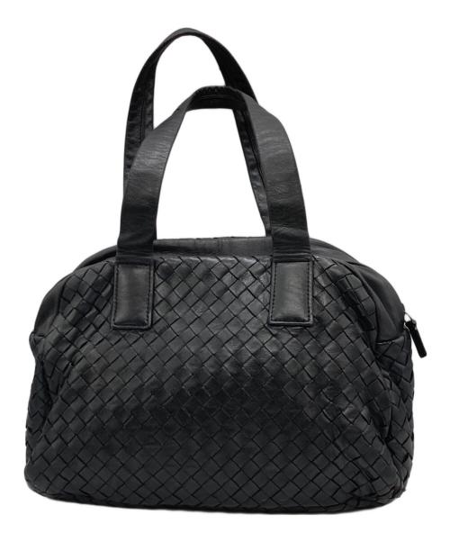 BOTTEGA VENETA（ボッテガベネタ）BOTTEGA VENETA (ボッテガベネタ) ミニボストンバッグ ブラックの古着・服飾アイテム