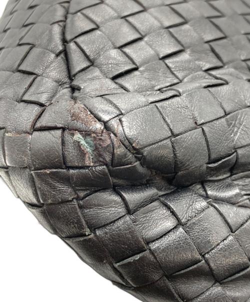 BOTTEGA VENETA（ボッテガベネタ）BOTTEGA VENETA (ボッテガベネタ) ミニボストンバッグ ブラックの古着・服飾アイテム