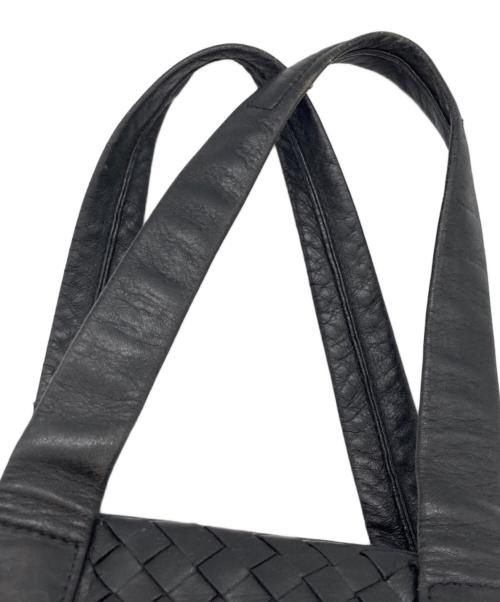 BOTTEGA VENETA（ボッテガベネタ）BOTTEGA VENETA (ボッテガベネタ) ミニボストンバッグ ブラックの古着・服飾アイテム