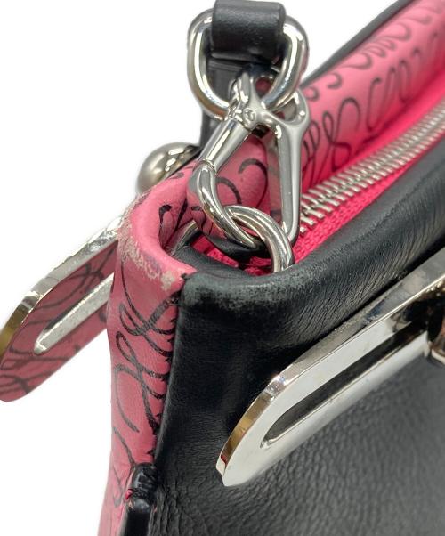 LOEWE（ロエベ）LOEWE (ロエベ) ミッシースモール 2WAYバッグ ピンク×ブラックの古着・服飾アイテム