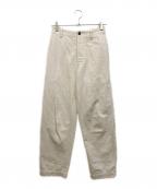 UPCYCLELINOアップサイクルリノ）の古着「BASIC チノテーパードパンツ」｜アイボリー