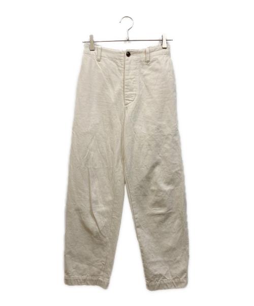 UPCYCLELINO（アップサイクルリノ）UpcycleLino (アップサイクルリノ) BASIC チノテーパードパンツ アイボリー サイズ:SIZE 1の古着・服飾アイテム