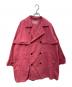 nest Robe（ネストローブ）の古着「スーピマコットン フラップコート　01231-1016」｜ピンク
