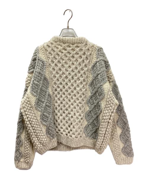 JOURNAL STANDARD（ジャーナルスタンダード）JOURNAL STANDARD (ジャーナルスタンダード) KHWOPA (クオパ) CSアランニットカーディガン ベージュ サイズ:FREEの古着・服飾アイテム