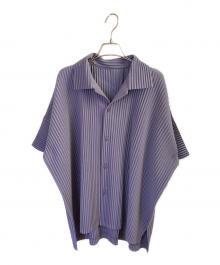 HOMME PLISSE ISSEY MIYAKE（オム プリッセ イッセイ ミヤケ）の古着「MONTHLY COLOR JULY SHIRT」｜パープル