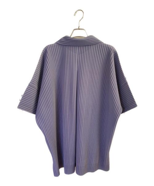 HOMME PLISSE ISSEY MIYAKE（オム プリッセ イッセイ ミヤケ）HOMME PLISSE ISSEY MIYAKE (オム プリッセ イッセイ ミヤケ) MONTHLY COLOR JULY SHIRT パープル サイズ:２の古着・服飾アイテム