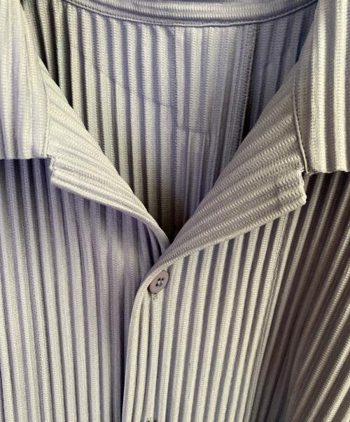 HOMME PLISSE ISSEY MIYAKE（オム プリッセ イッセイ ミヤケ）HOMME PLISSE ISSEY MIYAKE (オム プリッセ イッセイ ミヤケ) MONTHLY COLOR JULY SHIRT パープル サイズ:２の古着・服飾アイテム