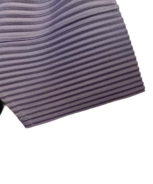 HOMME PLISSE ISSEY MIYAKE（オム プリッセ イッセイ ミヤケ）HOMME PLISSE ISSEY MIYAKE (オム プリッセ イッセイ ミヤケ) MONTHLY COLOR JULY SHIRT パープル サイズ:２の古着・服飾アイテム