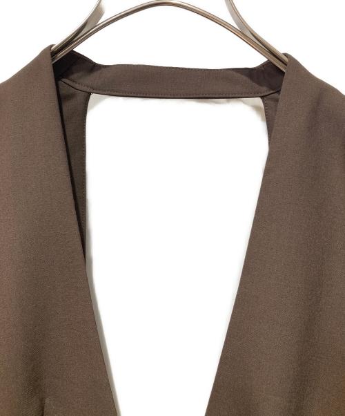FETICO（フェティコ）FETICO (フェティコ) OPEN BACK TAILORED JACKET ブラウン サイズ:1の古着・服飾アイテム