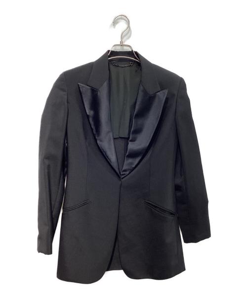 GUCCI（グッチ）GUCCI (グッチ) ピークドラベルジャケット　90's 　アーカイヴ ブラック サイズ:38の古着・服飾アイテム