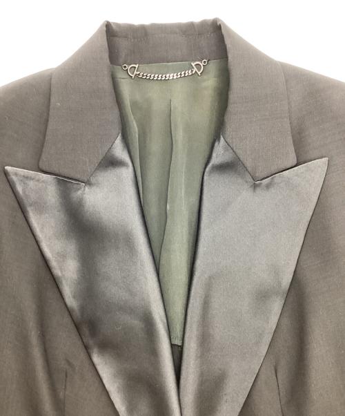 GUCCI（グッチ）GUCCI (グッチ) ピークドラベルジャケット　90's 　アーカイヴ ブラック サイズ:38の古着・服飾アイテム