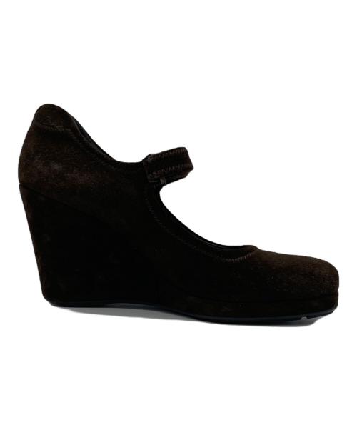 PRADA SPORTS（プラダスポーツ）PRADA SPORTS (プラダスポーツ) ウェッジソールパンプス ブラウン サイズ:37 1/2の古着・服飾アイテム