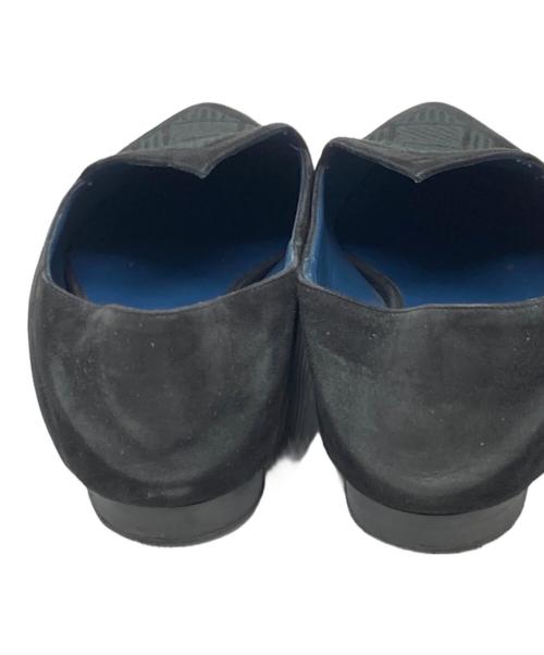 HERMES（エルメス）HERMES (エルメス) Ｈ刺繍バブーシュ ブラック サイズ:36 1/2の古着・服飾アイテム