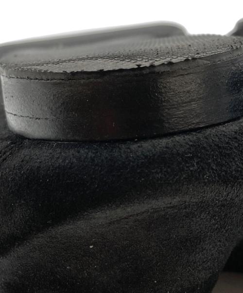 HERMES（エルメス）HERMES (エルメス) Ｈ刺繍バブーシュ ブラック サイズ:36 1/2の古着・服飾アイテム