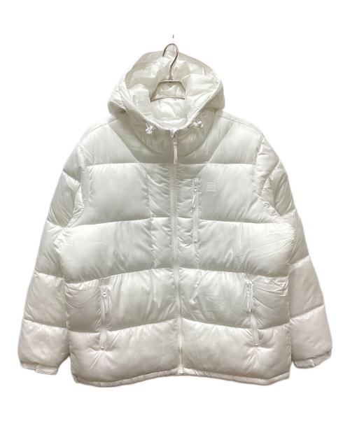 GAP（ギャップ）GAP (ギャップ) リサイクル ヘビーウェイト パファージャケット ホワイト サイズ:Lの古着・服飾アイテム