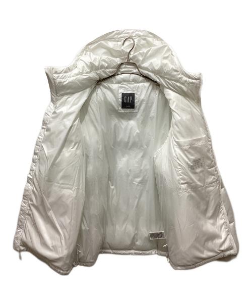 GAP（ギャップ）GAP (ギャップ) リサイクル ヘビーウェイト パファージャケット ホワイト サイズ:Lの古着・服飾アイテム