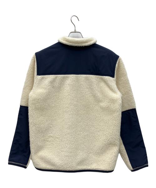 POLO RALPH LAUREN（ポロ・ラルフローレン）POLO RALPH LAUREN (ポロ・ラルフローレン) フリースジャケット ネイビー×ホワイト サイズ:Mの古着・服飾アイテム