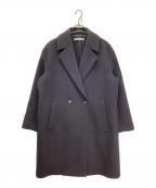 theory luxeセオリーリュクス）の古着「ダブルチェスターコート」｜ブラック