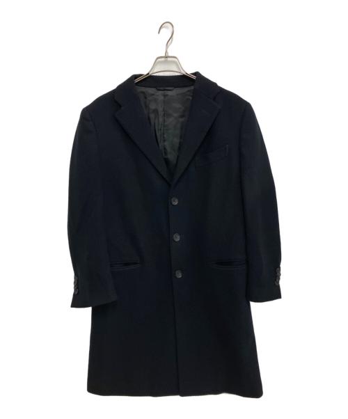 LANVIN COLLECTION（ランバンコレクション）LANVIN COLLECTION (ランバンコレクション) チェスターコート ネイビー サイズ:50の古着・服飾アイテム
