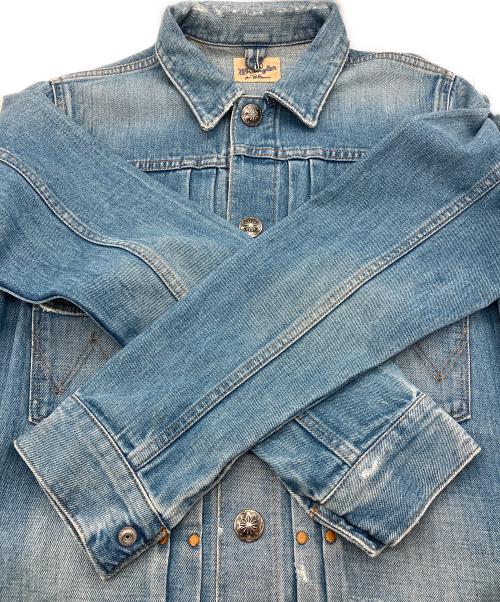 Wrangler（ラングラー）Wrangler (ラングラー) Ron Herman (ロンハーマン) コンチョボタン デニムジャケット インディゴ サイズ:Sの古着・服飾アイテム