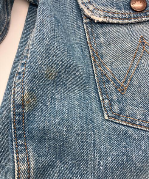 Wrangler（ラングラー）Wrangler (ラングラー) Ron Herman (ロンハーマン) コンチョボタン デニムジャケット インディゴ サイズ:Sの古着・服飾アイテム