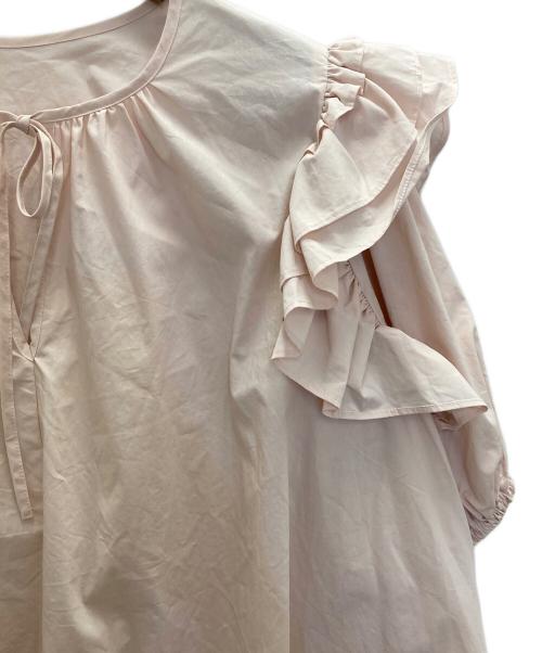 rosy monster（ロージーモンスター）rosy monster (ロージーモンスター) トリプルフリルブラウス ピンク サイズ:FREEの古着・服飾アイテム