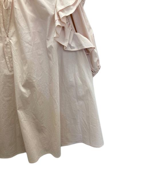 rosy monster（ロージーモンスター）rosy monster (ロージーモンスター) トリプルフリルブラウス ピンク サイズ:FREEの古着・服飾アイテム