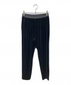 LItenリテン）の古着「ベロアイージーパンツ」｜ブラック