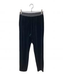 LIten（リテン）の古着「ベロアイージーパンツ」｜ブラック