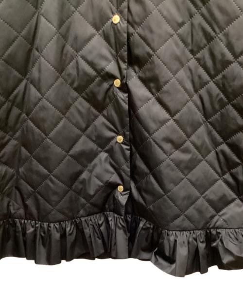 rosy monster（ロージーモンスター）rosy monster (ロージーモンスター) ribbon ribbon quilting coat ブラック サイズ:FREEの古着・服飾アイテム