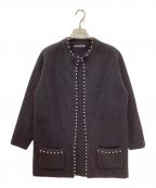 TSURU by MARIKO OIKAWAツルバイマリコオイカワ）の古着「Judith パール付カーディガン」｜ブラック