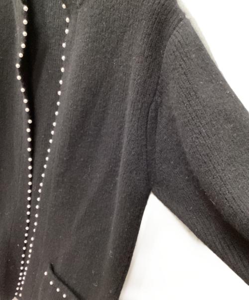 TSURU by MARIKO OIKAWA（ツルバイマリコオイカワ）Tsuru by Mariko Oikawa (ツルバイマリコオイカワ) Judith パール付カーディガン ブラック サイズ:FREEの古着・服飾アイテム