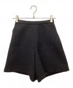 cygneシーニュ）の古着「ツイードショートパンツ」｜ブラック