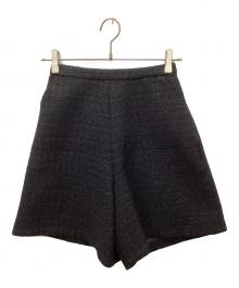 cygne（シーニュ）の古着「ツイードショートパンツ」｜ブラック
