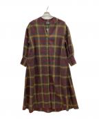 JOURNAL STANDARD relume×PENDLETONジャーナルスタンダード レリューム×ペンドルトン）の古着「バンドカラーワンピース」｜マルチカラー