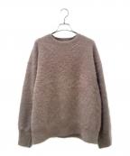 Whim Gazetteウィムガゼット）の古着「ファークルーネックプルオーバー」｜ブラウン