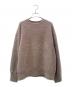 Whim Gazette（ウィムガゼット）の古着「ファークルーネックプルオーバー」｜ブラウン
