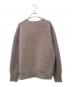 Whim Gazette (ウィムガゼット) ファークルーネックプルオーバー ブラウン サイズ:FREE：18000円