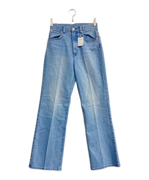 RM denim（アールエムデニム）RM denim (アールエムデニム) センタープレスハイウエストパンツ ブルー サイズ:S 未使用品の古着・服飾アイテム