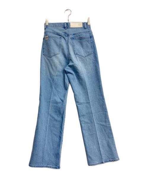 RM denim（アールエムデニム）RM denim (アールエムデニム) センタープレスハイウエストパンツ ブルー サイズ:S 未使用品の古着・服飾アイテム