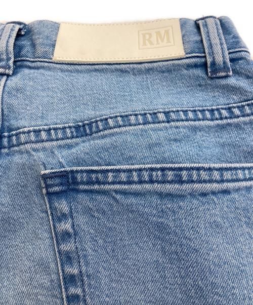 RM denim（アールエムデニム）RM denim (アールエムデニム) センタープレスハイウエストパンツ ブルー サイズ:S 未使用品の古着・服飾アイテム