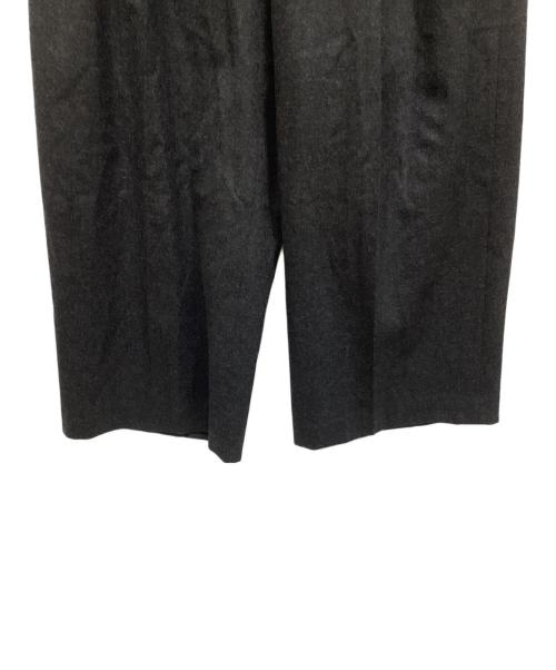 STUNNING LURE（スタニングルアー）STUNNING LURE (スタニングルアー) フラノワイドレッグパンツ チャコールグレー サイズ:2の古着・服飾アイテム