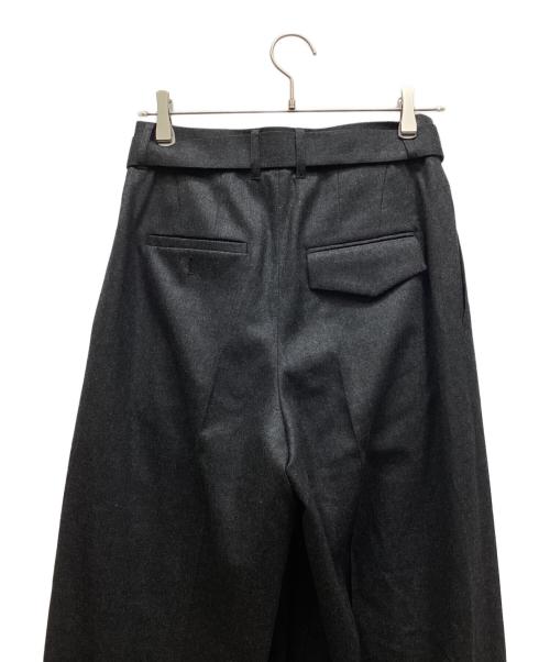 STUNNING LURE（スタニングルアー）STUNNING LURE (スタニングルアー) フラノワイドレッグパンツ チャコールグレー サイズ:2の古着・服飾アイテム